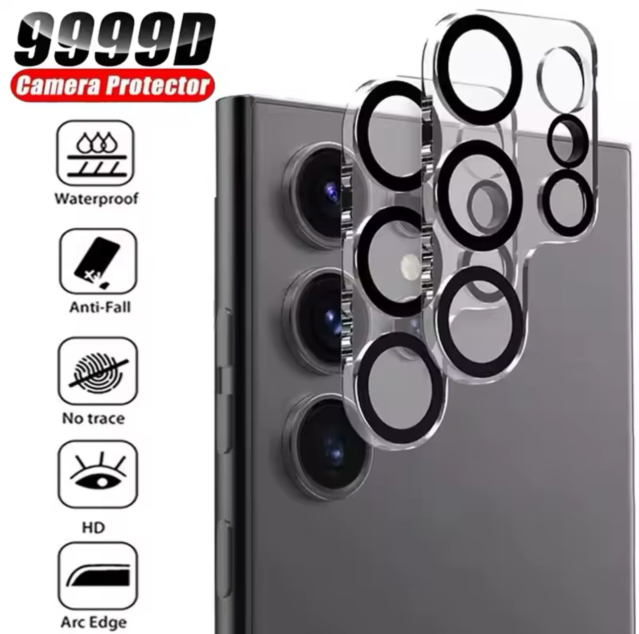 PJun Branded Night Black Series Full Coverage Camera Lens Protector- 2pcs Samsung Galaxy S25 Series PJun Branded Night Black Series Full Coverage Camera Lens Protector- 2pcs Samsung Galaxy S25 Series